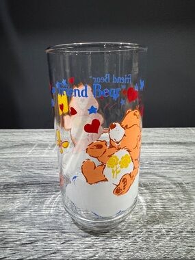 American Greetings | Care Bears: Friend Bear (1984) - Vintage Collectible Glass